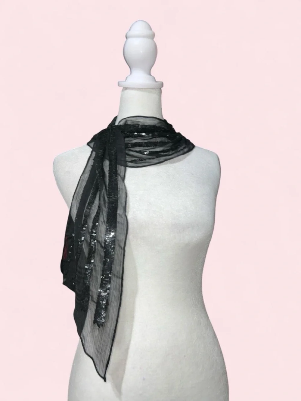 N/A black sheer